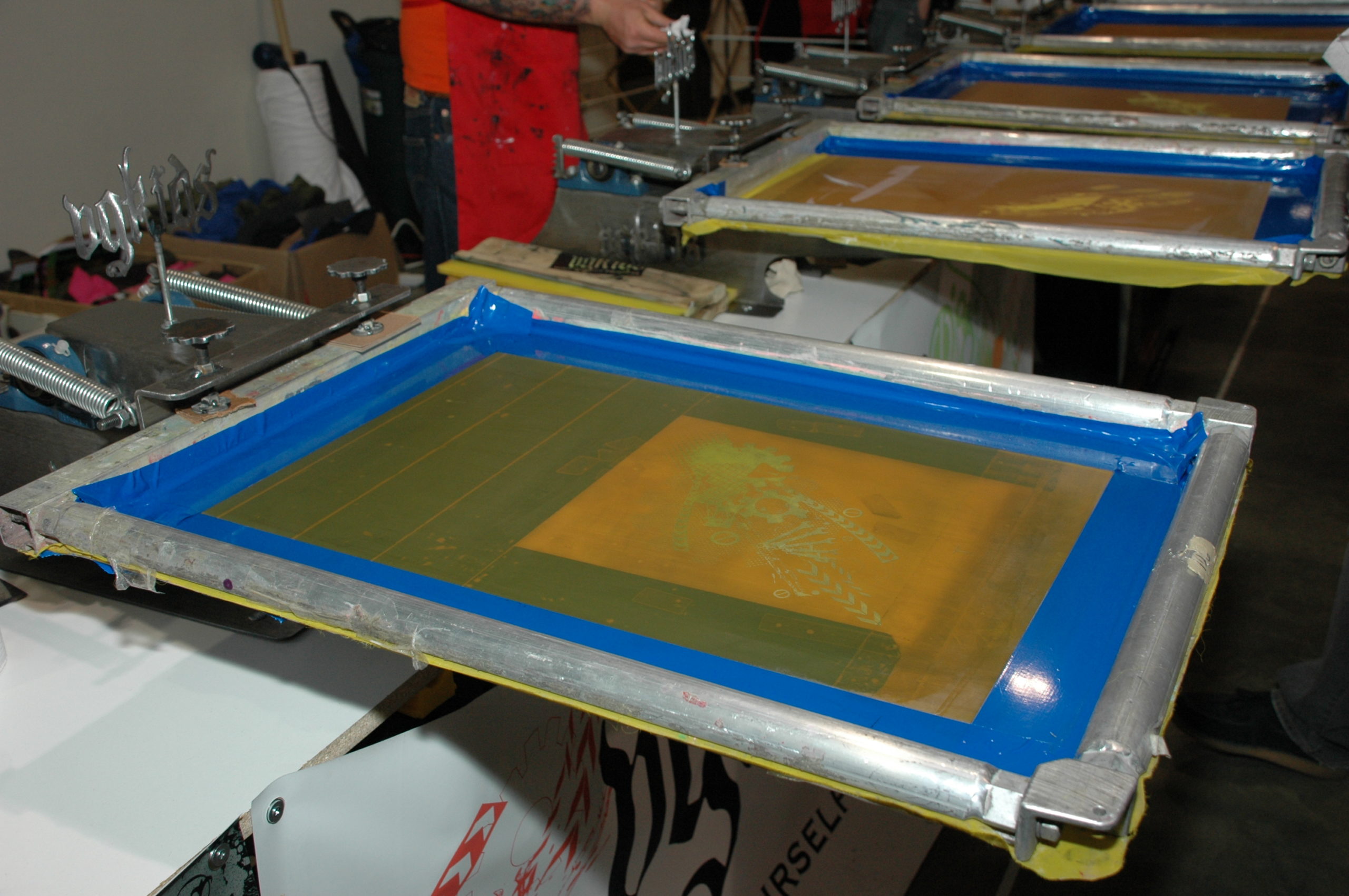 T-shirt screen printing