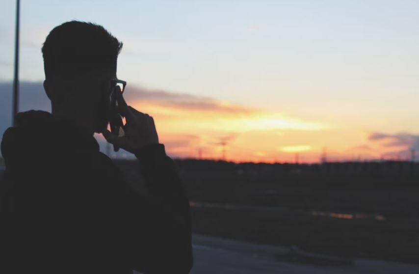 A man calling on his phone