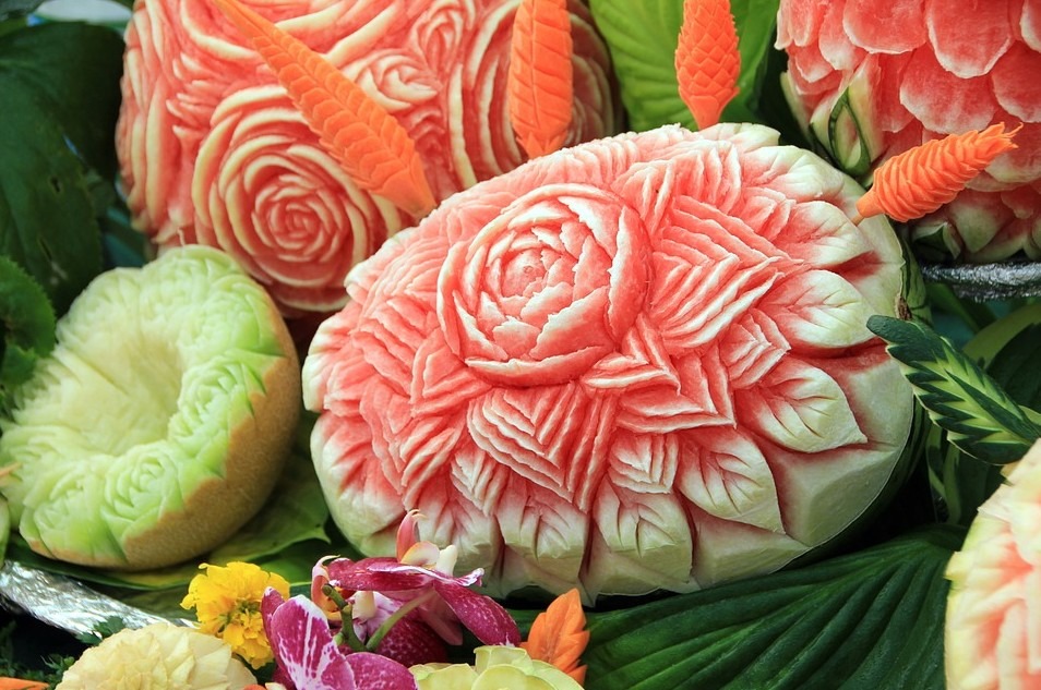 carved food decorations
