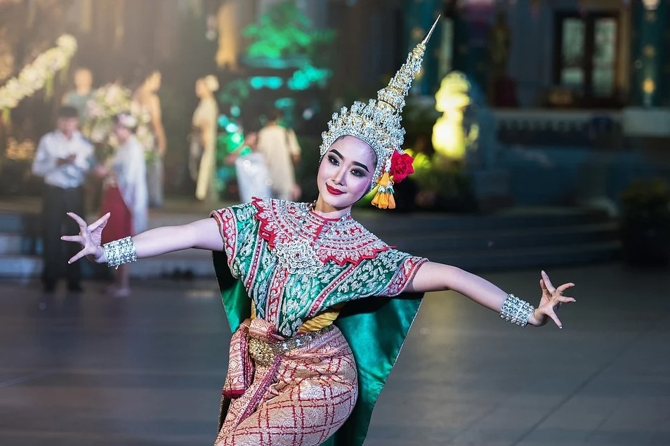 Ramayana Festival, Thailand festival, a woman in beautiful costume