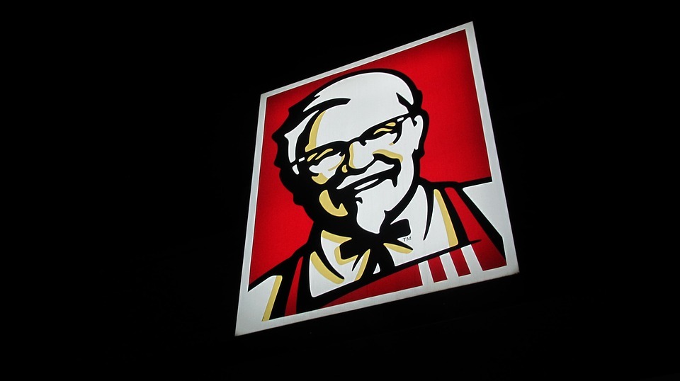 KFC’s logo, food logo, famous brand, Colonel