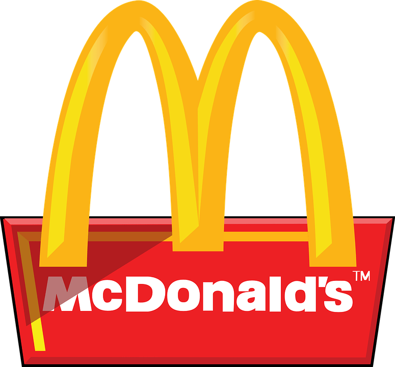 McDonald’s logo, food logo, famous logo