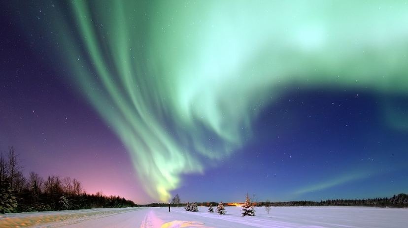 aurora borealis, southern lights, alaska, new zealand, space, snow, phenomenon